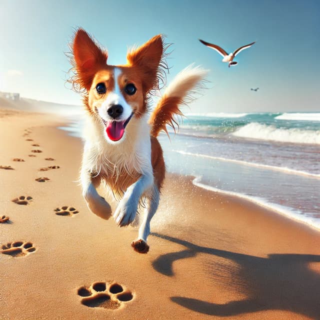 Dog at the Beach